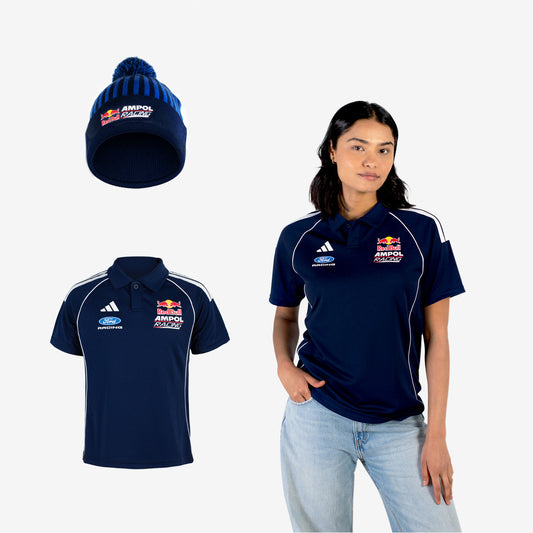 Womens RBAR Fan Polo + Team Beanie Bundle