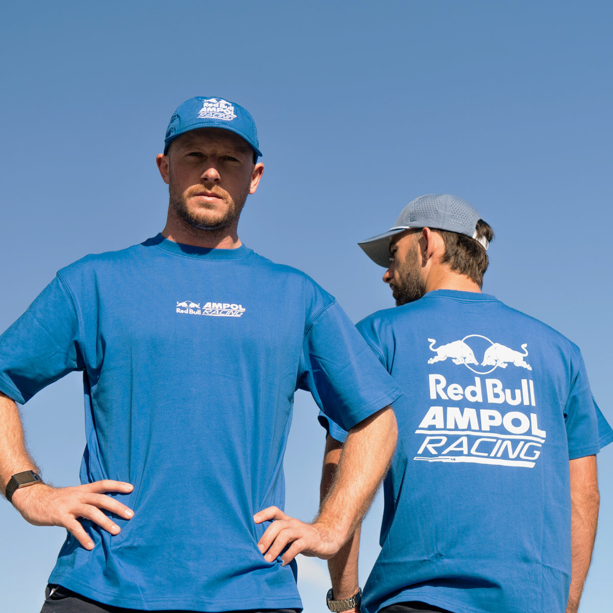 Casual Dad Cap in racing blue