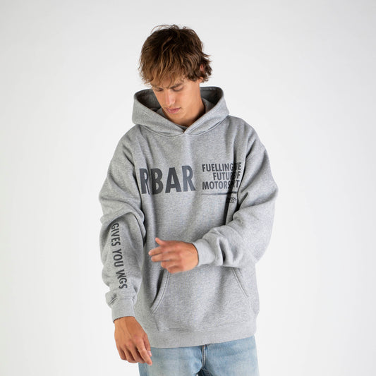 Weekday lifestyle hoodie in grey marle