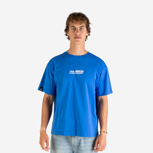 Weekday lifestyle t-shirt in racing blue