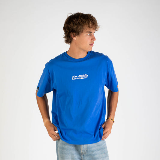 Weekday lifestyle t-shirt in racing blue