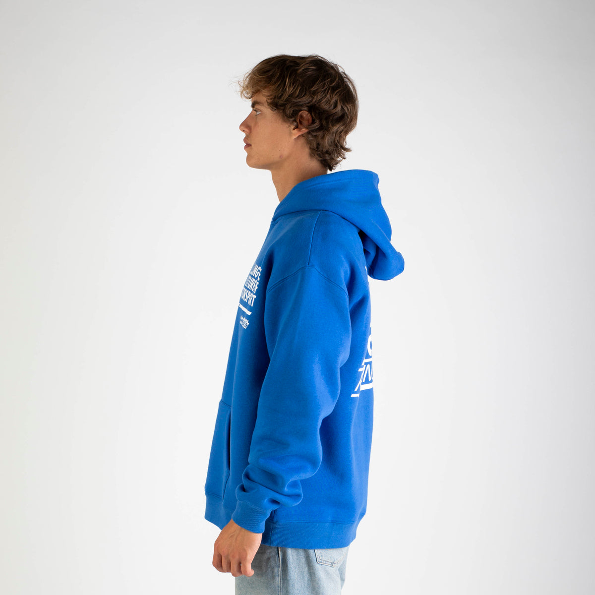 Weekday lifestyle hoodie in racing blue