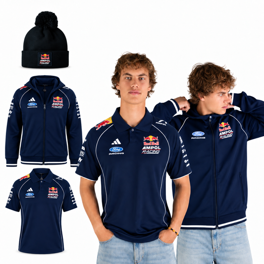 Mens RBAR Team Polo + Hoodie + Beanie Bundle