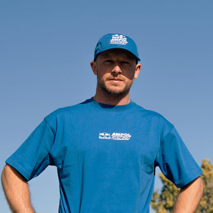 Casual Dad Cap in racing blue