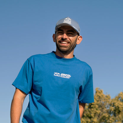 Weekday lifestyle t-shirt in racing blue