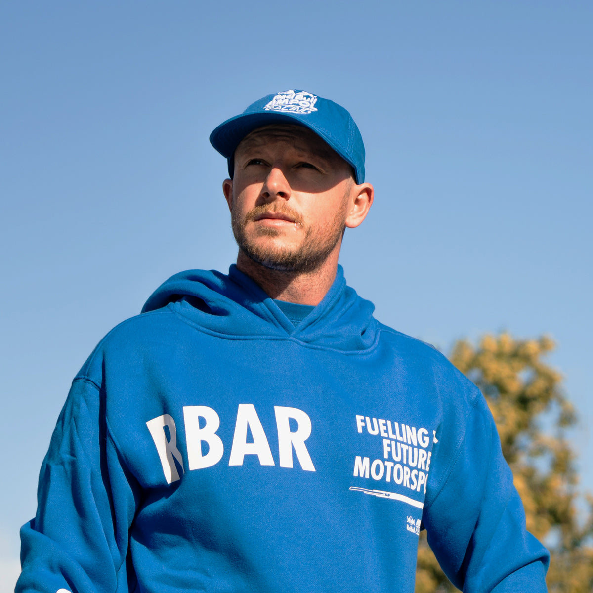 Weekday lifestyle hoodie in racing blue