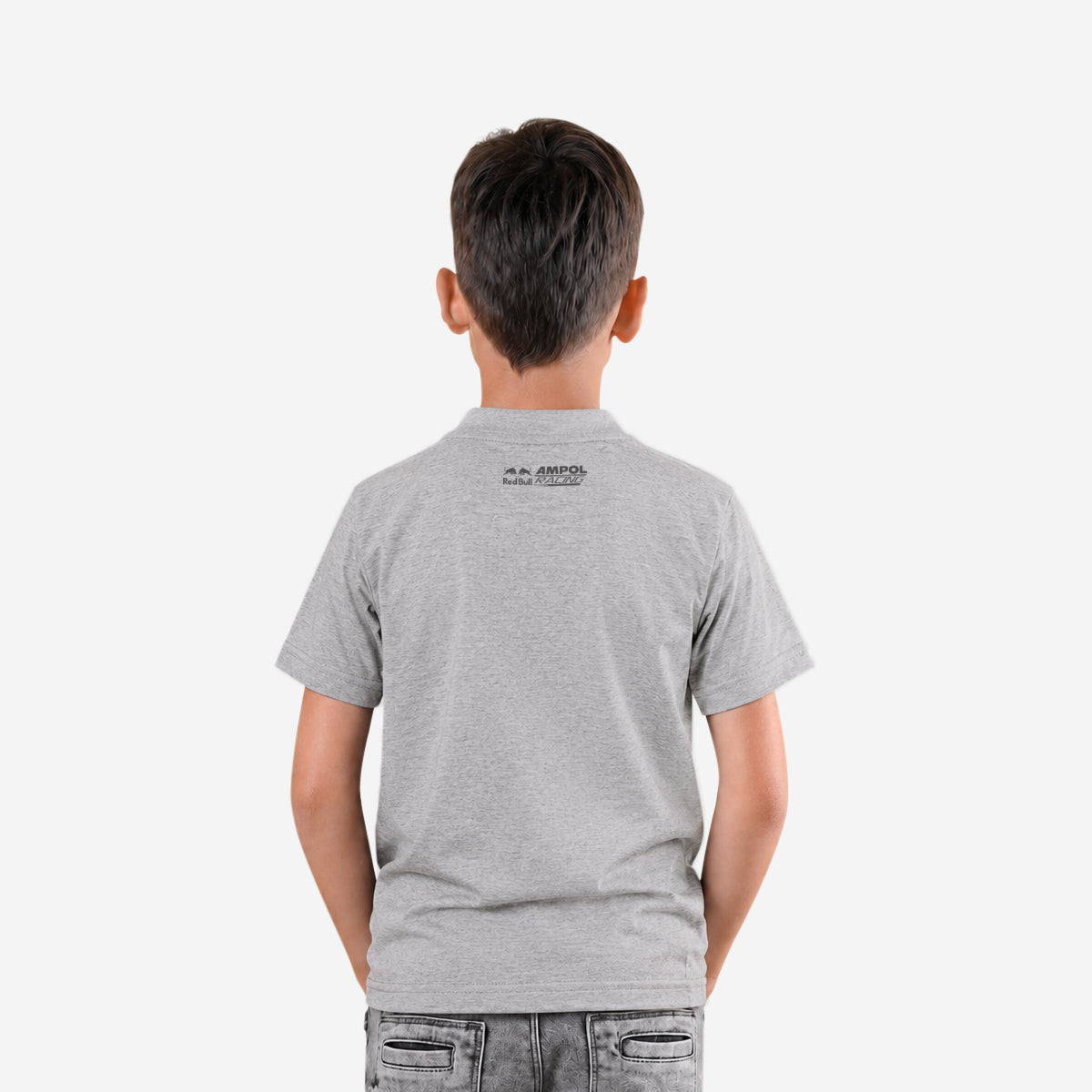 Junior livery graphic t-shirt in grey marle
