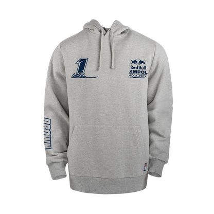 Red Bull Ampol Racing Casual Driver Hoodie Brown Men's