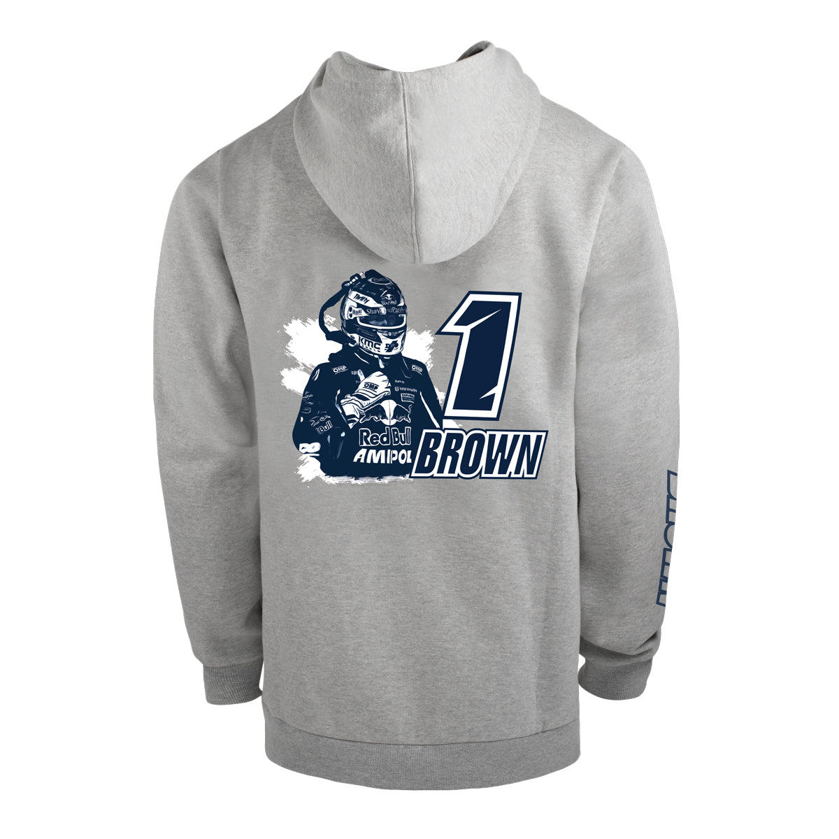 Red Bull Ampol Racing Casual Driver Hoodie Brown Men's