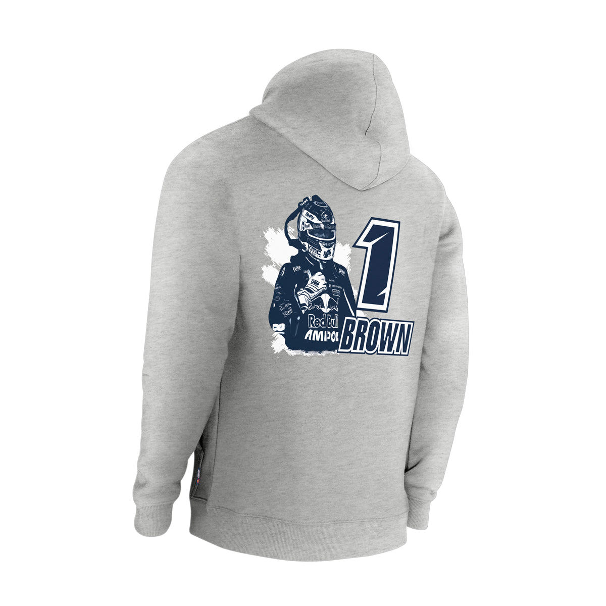 Red Bull Ampol Racing Casual Driver Hoodie Brown Men's