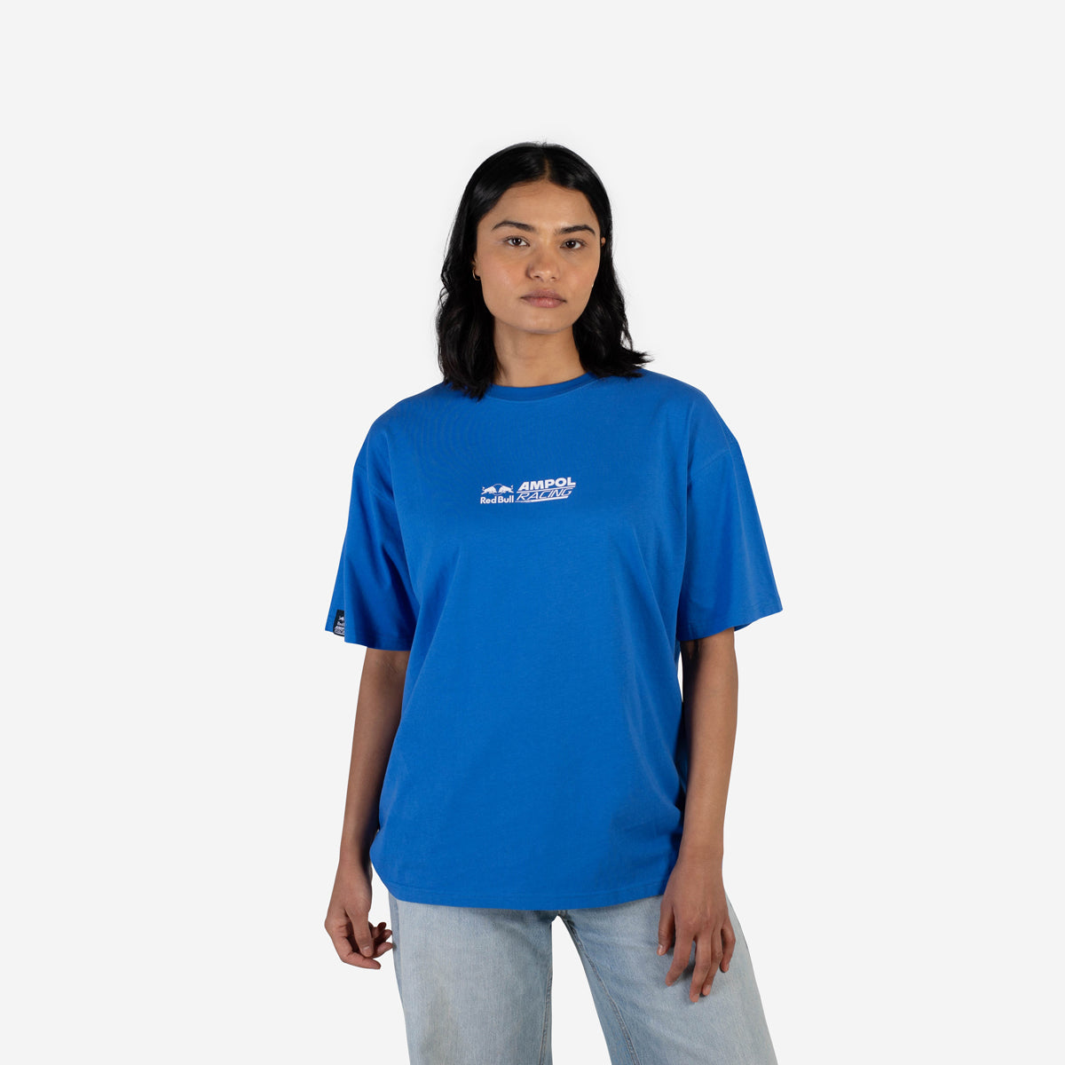 Weekday lifestyle t-shirt in racing blue