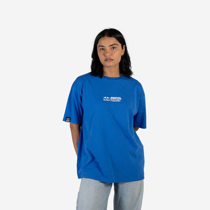 Weekday lifestyle t-shirt in racing blue