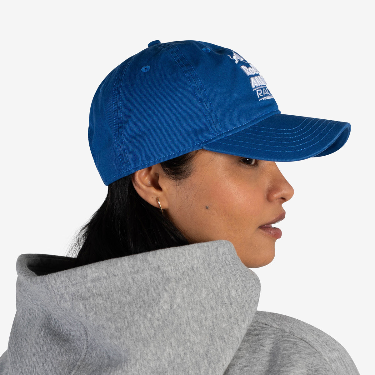 Casual Dad Cap in racing blue