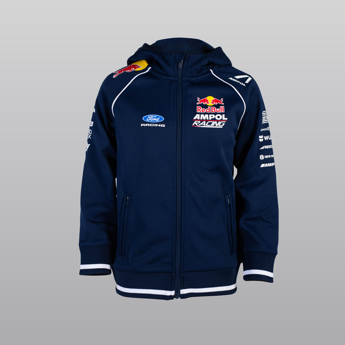 Red Bull Ampol Racing Team Zip Hoodie Youth