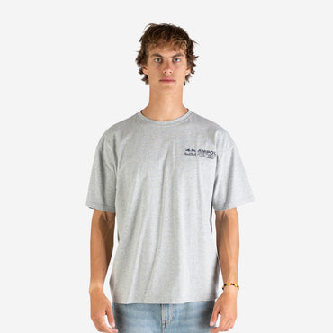 Weekday lifestyle t-shirt in grey marle