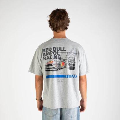Weekday lifestyle t-shirt in racing marle