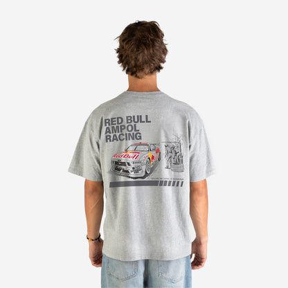 Weekday lifestyle t-shirt in grey marle