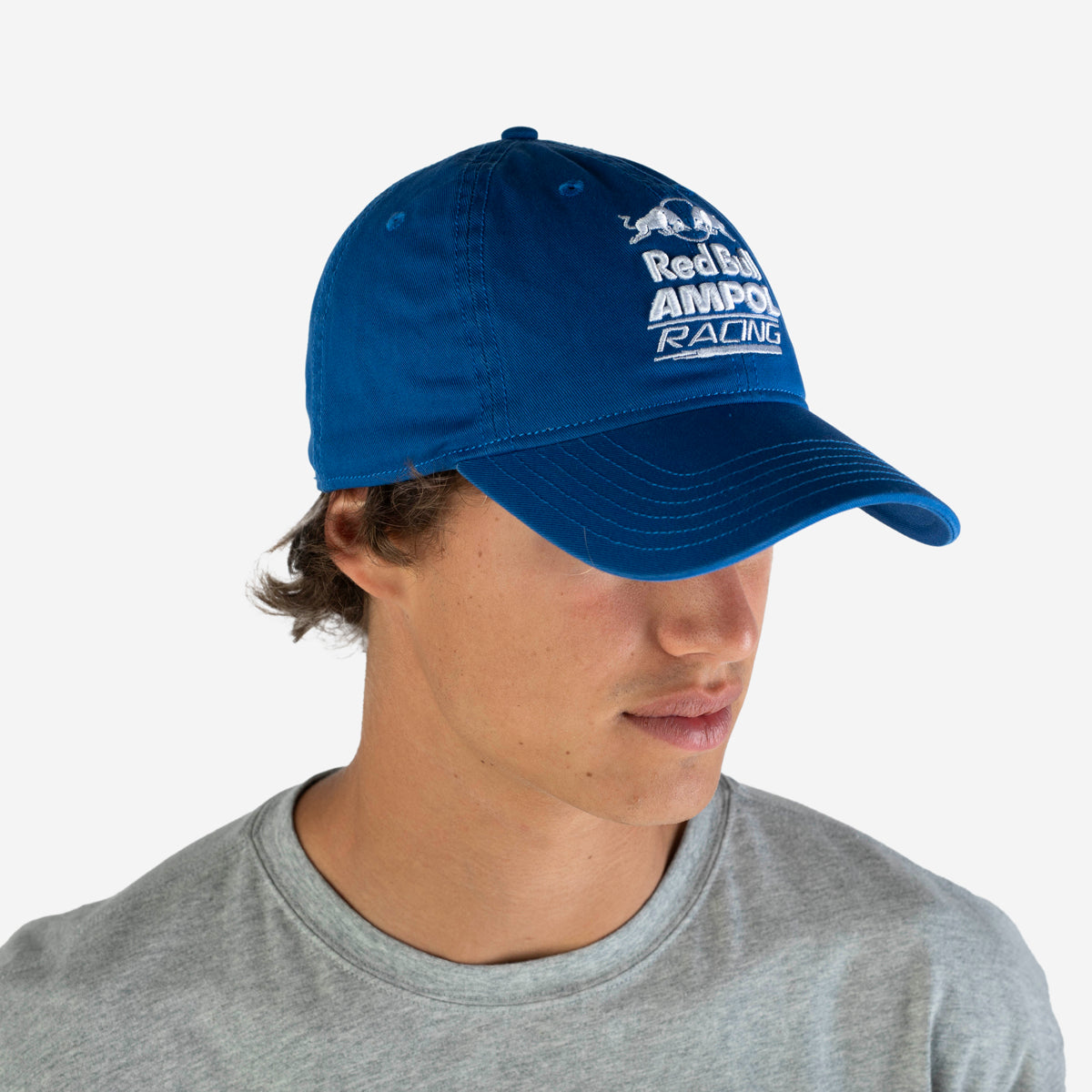 Casual Dad Cap in racing blue