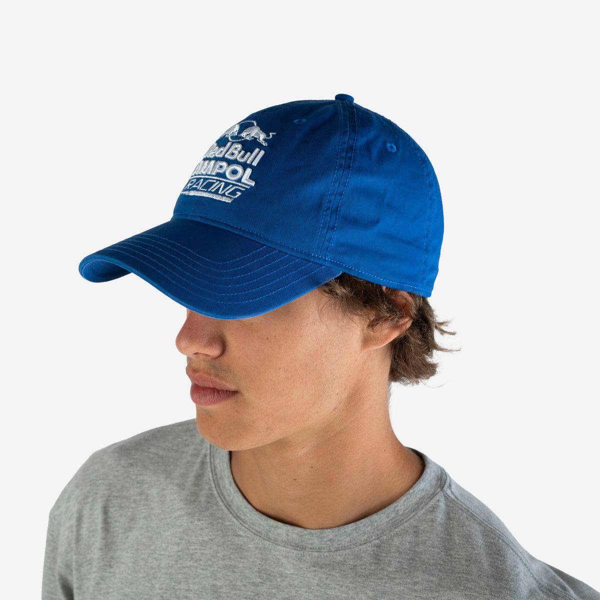Casual Dad Cap in racing blue