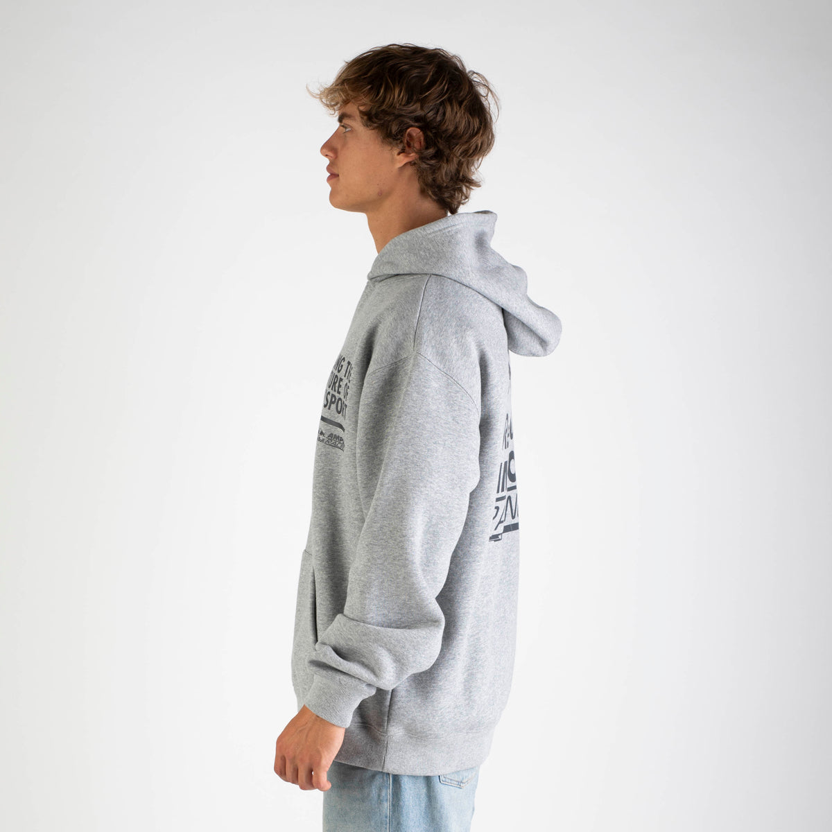 Weekday lifestyle hoodie in grey marle