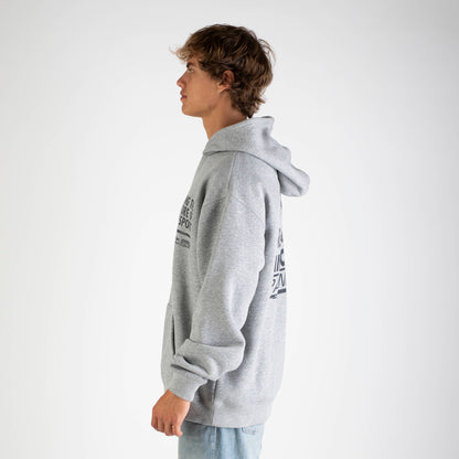 Weekday lifestyle hoodie in grey marle