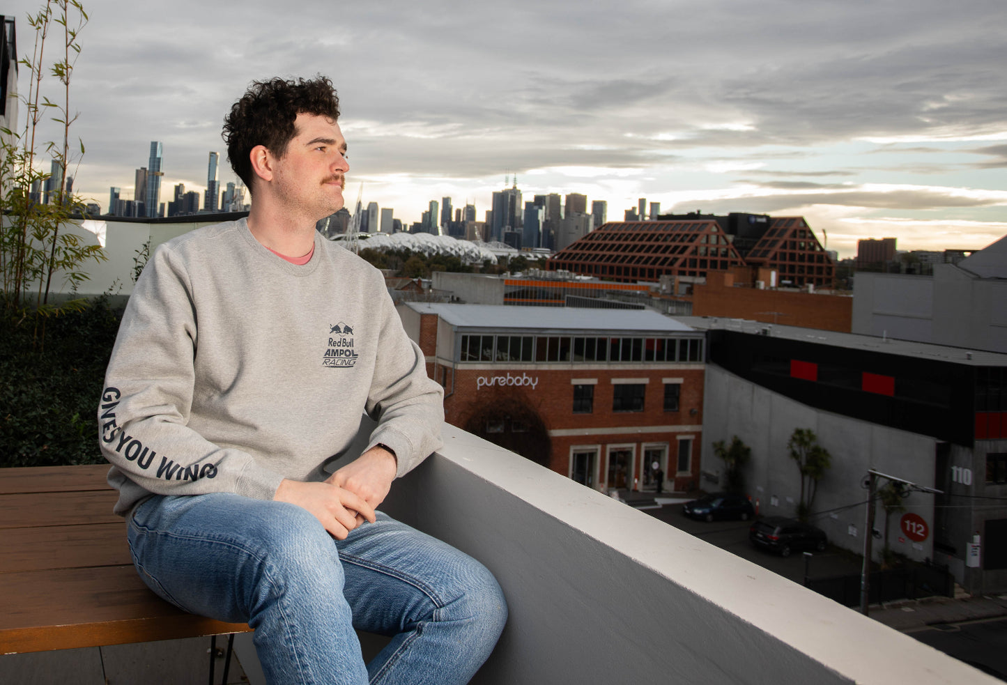 Red Bull Ampol Racing Lifestyle Crew Neck Sweater Men's